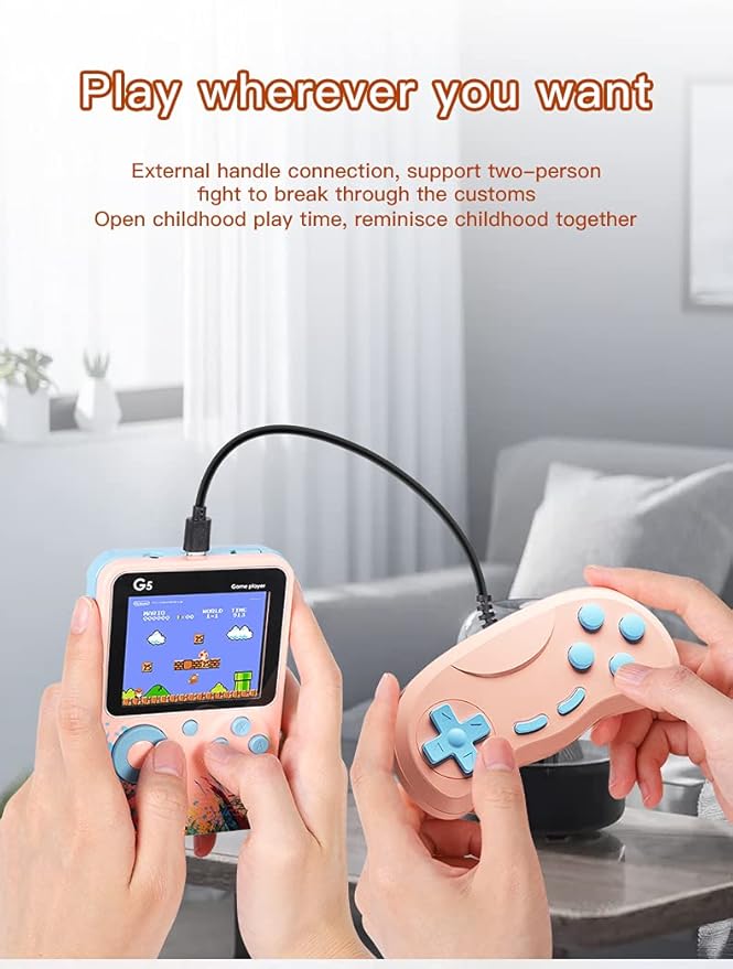 🎮Mini consola G5 🤩La consola de juegos portátil con 500 juegos, diversión infinita en tus manos
