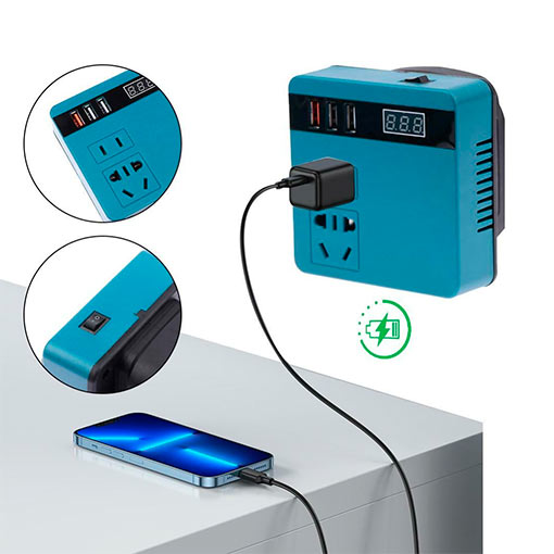 2X1 CONVERTIDOR DE BATERÍA 🤩⚡ ¡Convierte y potencia la energía de tus dispositivos!