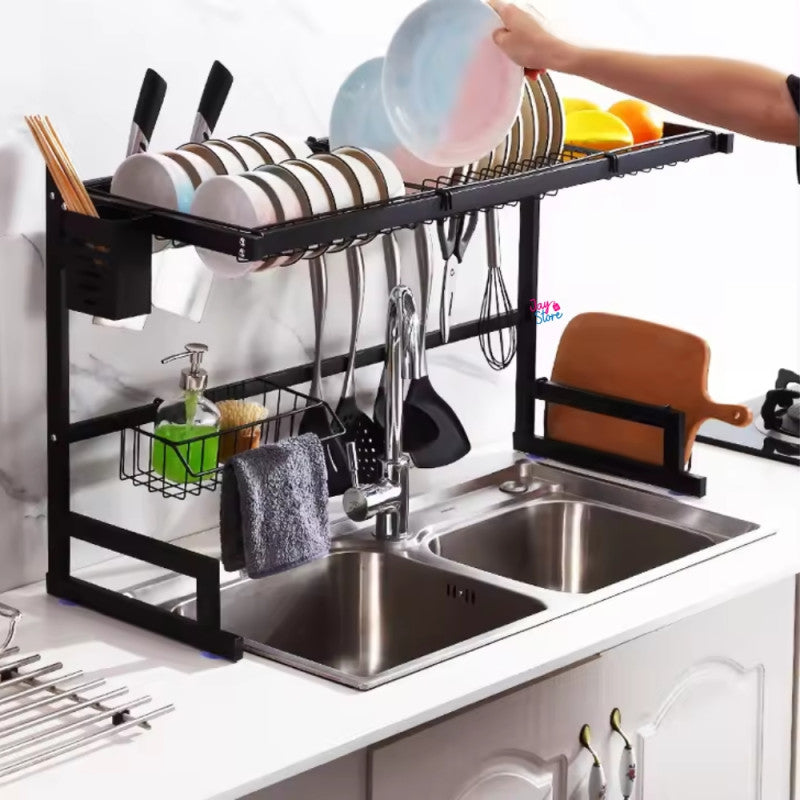 ORGANIZADOR DE PLATOS 😱😍 ¡Aumenta un 80% el espacio para secar y guardar la loza!