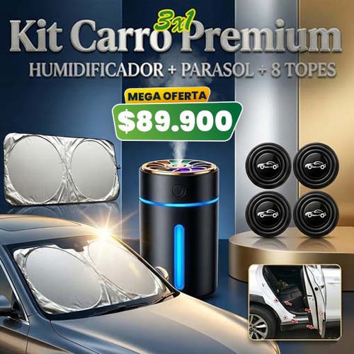 HUMIDIFICADOR CON LUZ LED + PARASOL INTERIOR + 8 TOPES ANTIGOLPES 🤩😱