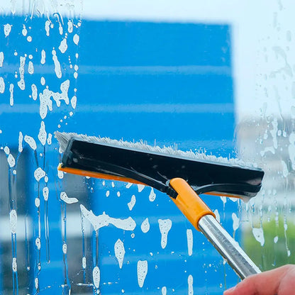 🧹Escoba giratoria 2 en 1🤩¿Se te dificulta eliminar las manchas persistentes de tu piso?
