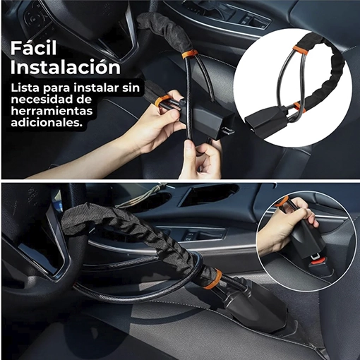 BLOQUEO DE TIMÓN ANTI ROBO 🚘⚡