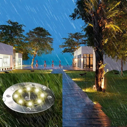 LUZ LED SOLAR PARA JARDÍN 🌼🤩 ¡No necesitas energía!