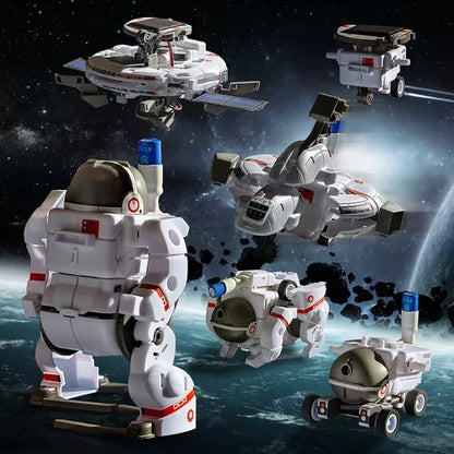 🤖Robot Solar Espacial🌟¡Perfecto para estimular la creatividad y la curiosidad científica de los pequeños ingenieros!