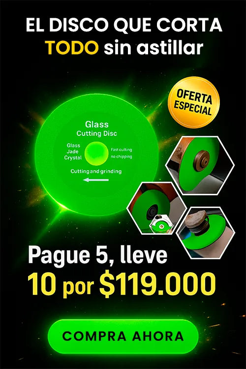 🔥 PAGA 5 Y LLÉVATE 10 DISCOS DE CORTE DE DIAMANTE 💎
