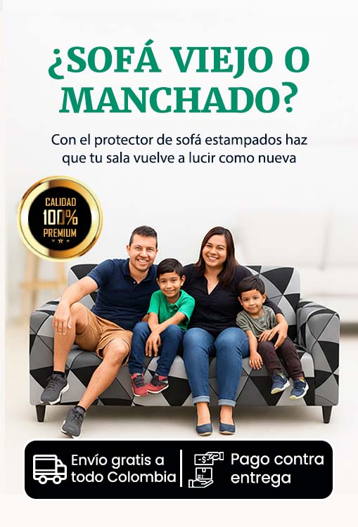 PROTECTOR DE SOFÁ ESTAMPADO 😱😍 ¡Diseños para 2 y 3 puestos!