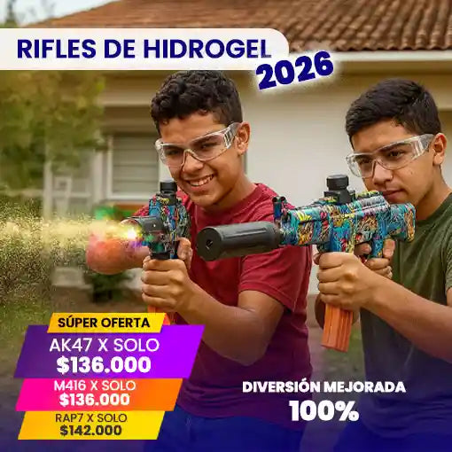 RIFLES DE HIDROGEL 2026 🪖🎖️