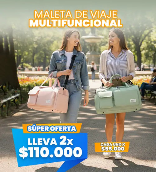 MALETA DE VIAJE MULTIFUNCIONAL 😎😱 ¡Para viajes, trabajo, GYM y universidad!